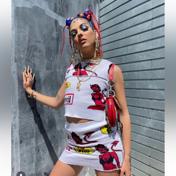 Miaou | Dresses | X Blue Devil Racer Set | Poshmark